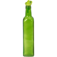 HEREVIN Decorated Square Oil and Vinegar bottle Green Colour 500ML - 151432-000 image