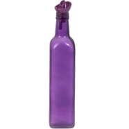 HEREVIN Decorated Square Oil and Vinegar bottle Purple Colour 500ML - 151432-000 image