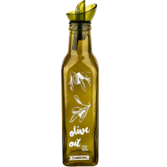 HEREVIN Square Oil and Vinegar Bottle-Green-Olive Oil 250Cc image