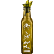 HEREVIN Square Oil and Vinegar Bottle-Green-Olive Oil 1000 Cc image