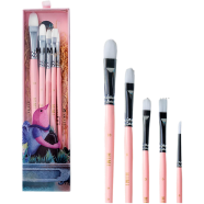 HIMI Little Bird Paint Brushes Set 5 Pcs for Acrylic Oil Gouache Paint