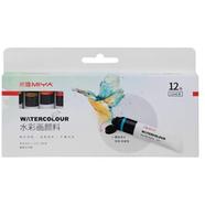 HIMI MIYA Watercolor Painting Tube Set for Adult/Kids/Beginners 12ml,12 Colors image
