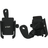 HJG Branded Motorcycle Bike Phone Holder with USB Charger 2.1A Socket 360 Degree Rotation 1 Piece Black image