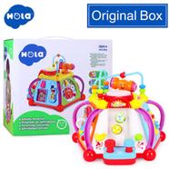 HOLA 806 Baby Musical Activity Pyramid Toy Cube Play Center With 15 Functions And Learning Skills Educational Toys For Kids Gifts -198435997