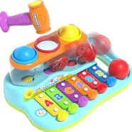 HOLA Baby Toys Three color ball wisdom Xylophone ,Hammering Pounding Toys Educational Ball Pound and Tap Bench Toy Xylophone -299912304 - HE79600
