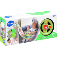 HOLA Children's interactive steering wheel on the front seat for a car with melodies