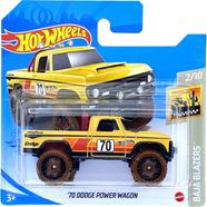 HOT WHEELS Regular Dodge – 70 Dodge Power Wagon - Yellow image
