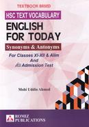 HSC Text Vocabulary English For Today (XI-XII, Alim and All Admission Test) image