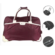 HTS 20 inch Rolling Duffel Travel Trolley Bag (Coffee) - HTS-20-BL icon