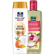 Hair Care Bundle Parachute Shampoo 330ml Onion Coconut Oil 200ml image