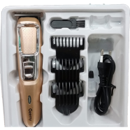 Hair and Beard GM-6077 Trimmer Professional Advanced Shaving System -1pcs image