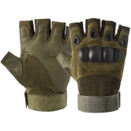 Half Finger Tactical Hand Gloves For Bike V1 1Pair image