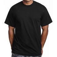 Half Sleeve T-Shirt for Men-Black image