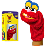 Hand Puppet- Character Red Bunny image