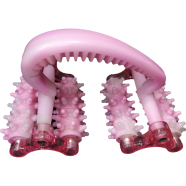 Hand- Push Body Massager Roller Relieve Fatigue Neck Shoulder Handheld Kneading Back Massager image