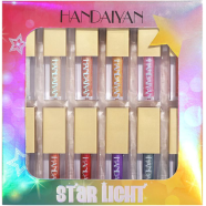 Handaiyan 12 color pearl Liquid Eyeshadow Set Matte Diamond Waterproof Glitter Eyeliner Shadow image