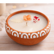 Handmade Pottery Candle Multi Fragrance image