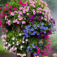 Hanging Petunia Flower Seeds (Mixed Colors) - 25 Pcs image