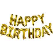 Happy Birthday Balloon 13 Pcs - 1 Pack icon