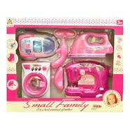 Happy Family Sewing Machine And Clothing Iron Deluxe Set image
