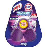 Harpic Flushmatic Lavender 50 gm Triple Pack image