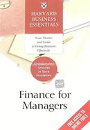 Harvard Business Essentials: Guide to Finance for Managers image