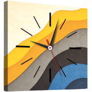 Hasain Mart Abastrac Wall Clock 12 x 12 inch image