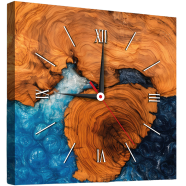 Hasain Mart Abastrac Wall Clock 12 x 12 inch image