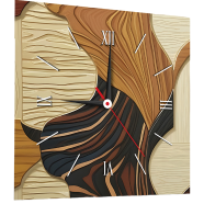 Hasain Mart Abastrac Wall Clock 12 x 12 inch image