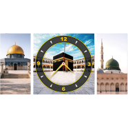 Hasain Mart Combo Wall Clock 24 x 12 Inch (Total) image