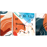 Hasain Mart Combo Wall Clock 24 x 12 Inch (Total) image