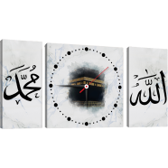 Hasain Mart Combo Wall Clock 24 x 12 Inch (Total) image