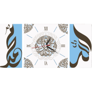 Hasain Mart Combo Wall Clock 24 x 12 Inch (Total) image