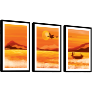Hasain Mart Islamic Wall Canvas Combo 36 x 16 Inch (Total) image