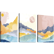 Hasain Mart Islamic Wall Canvas Combo 36 x 16 Inch (Total) image