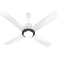 Havells Libeccio BLDC UL 1200mm ABS Blades RF remote 4 blade Underlight Ceiling Fan (Pearl White) image