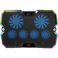 Havit F2068 Gamenote Rgb Laptop Cooling Pad W/Mobile Holder image