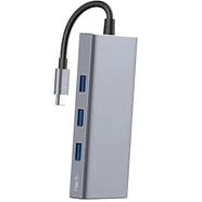 Havit H408 7 In 1 Type-c To Hdmi 4k 3 × Usb 3.0 Pd Sd Tf Multi Interface Hub