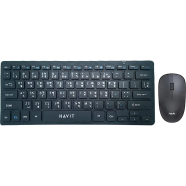 Havit KB255GCM Auto Sleep Function Mini Wireless Keyboard And Mouse Combo image