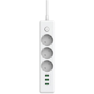 Havit SP8813 3ac Slots 3 Usb Outputs Switch Design 5v 3.1a Power Strip