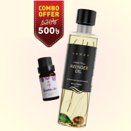 Hawaa Avanger Oil 100ml And Skin Cafe Lavender Essential Oil Combo Buy 1 Get 1 image