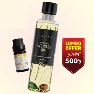 Hawaa Avanger Oil 100ml And Skin Cafe Sweet Orange Essential Oil Combo Buy 1 Get 1 image