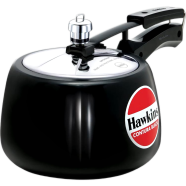 Hawkins Contura Pressure Cooker, Hard Anodised Black, 3-Liter image