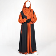 Haya Set Abaya (3 Part Set) | Wine image