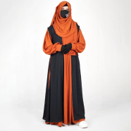 Haya Set Abaya (3 Part Set) | Wine image