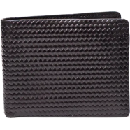 Hazzle Braided Wallet Short Black Premium Leather Stylish Design image