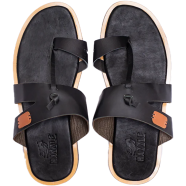 Hazzle Divine Khadims Leather Sandal Premium Comfort Design image