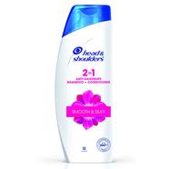 Head And Shoulders 2 - in - 1 Smooth and Silky Anti Dandruff Shampoo Conditioner for Women And Men, 340 ML image