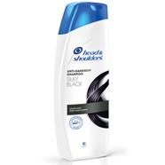 Head And Shoulders Silky Black Anti Dandruff Shampoo for Women And Men,180ML image