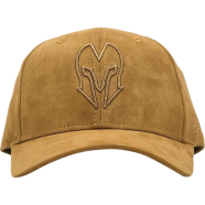 Head Gear Brown Super Suede Curved Visor Cap image